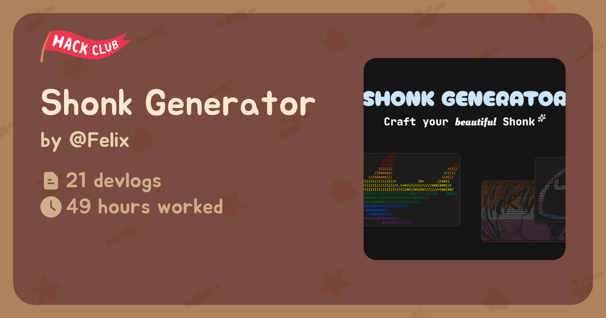 Shonk Generator - Flavortown