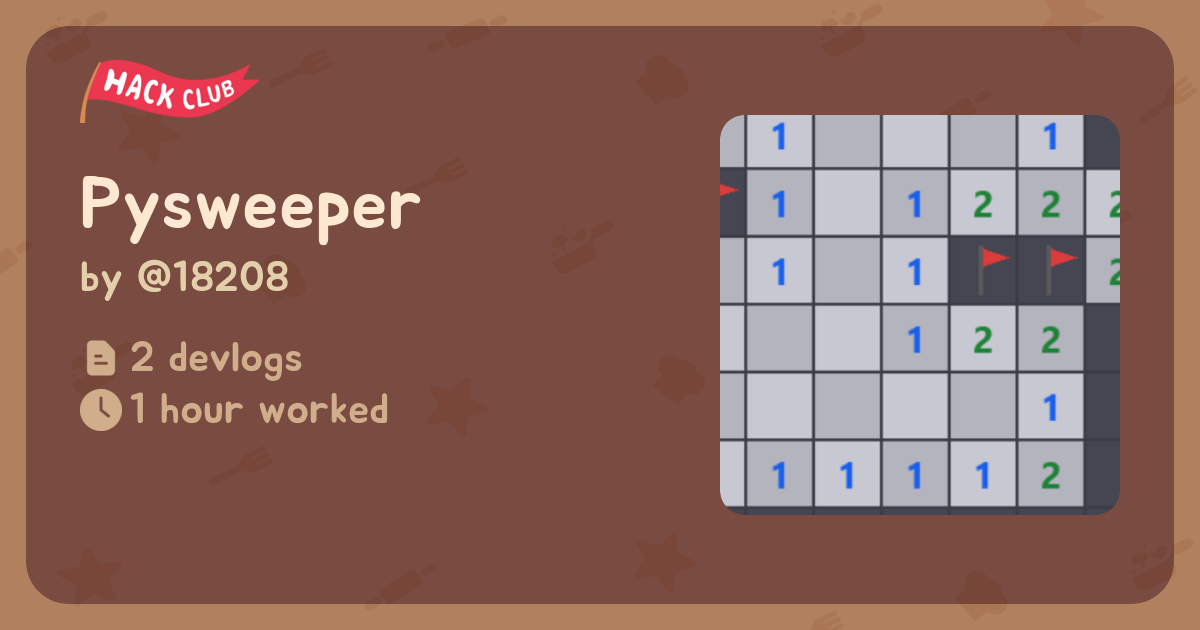 Pysweeper - Flavortown