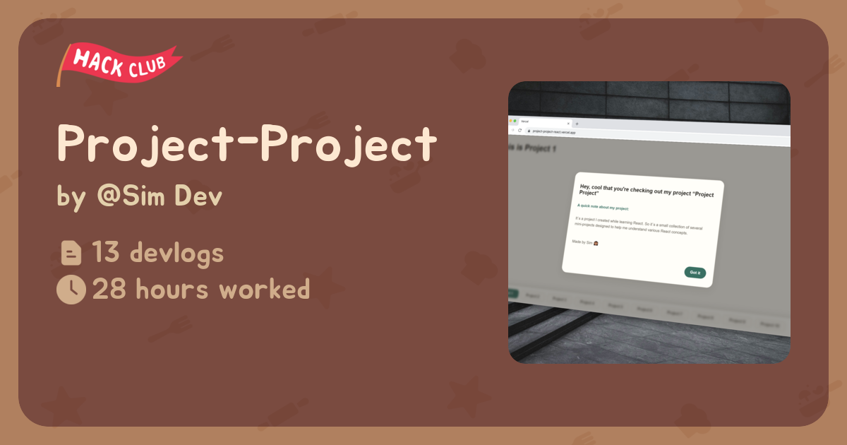 My first React Project - Flavortown