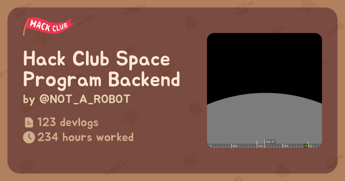 Hack Club Space Program Backend - Flavortown