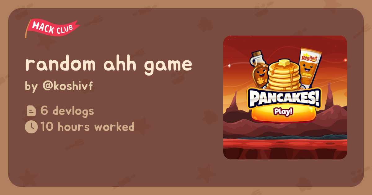 random ahh game - Flavortown