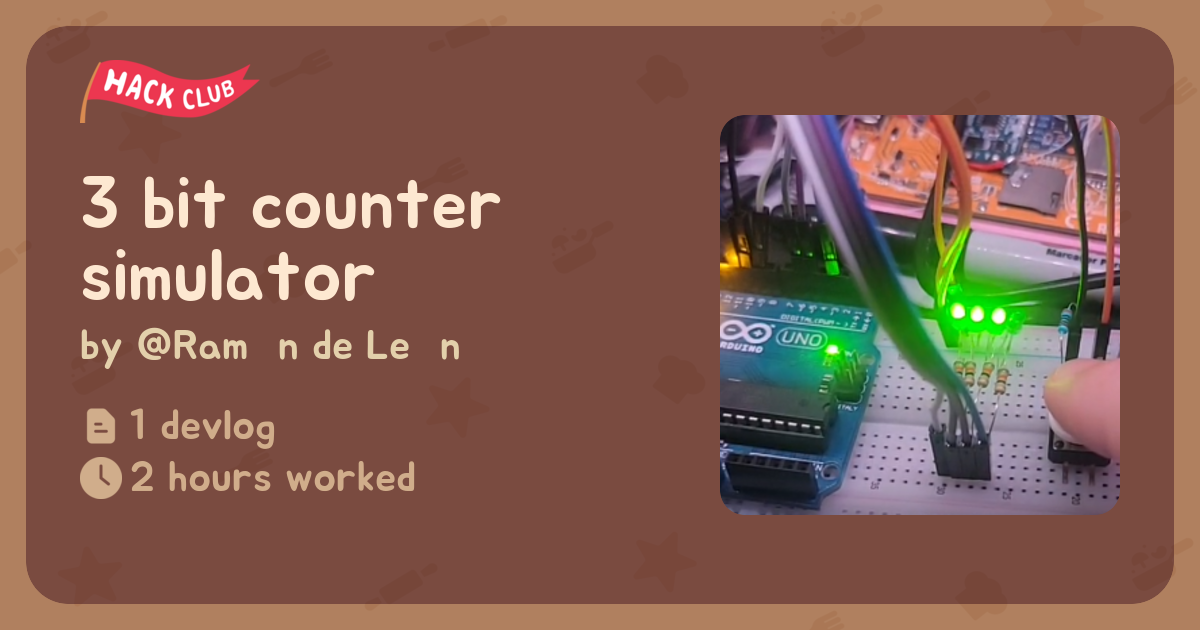 3 bit counter simulator - Flavortown