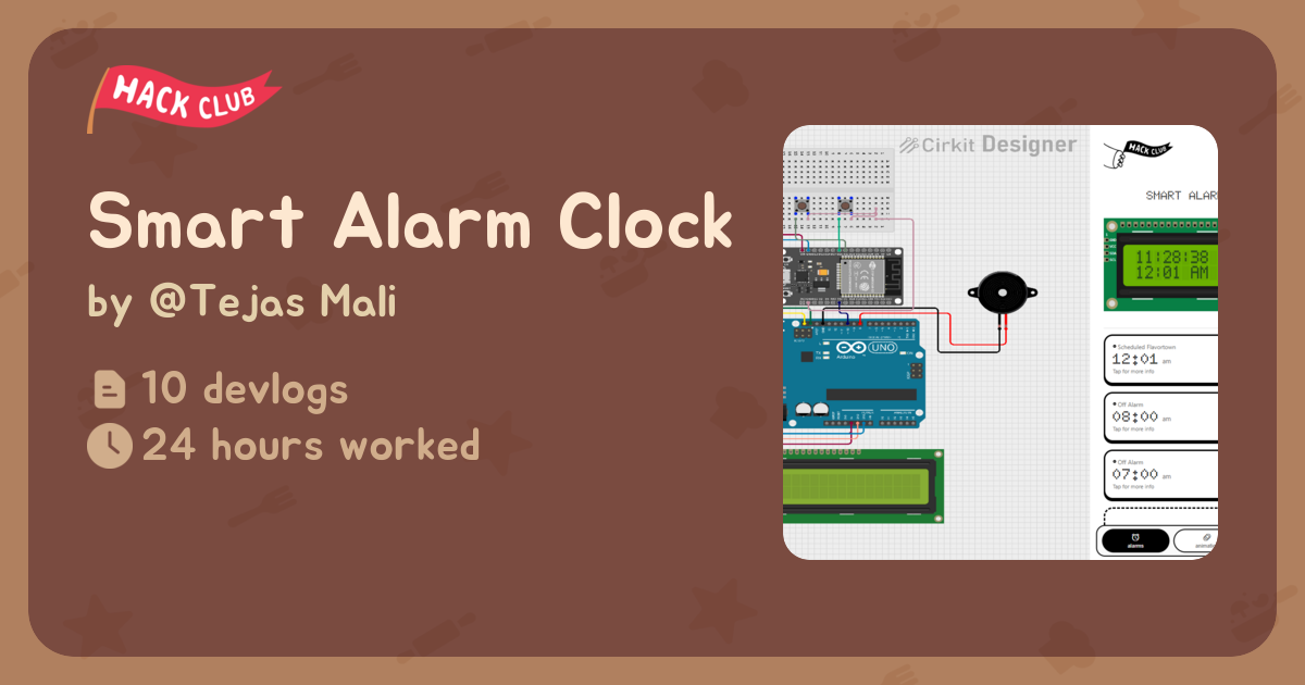 Smart Alarm Clock - Flavortown