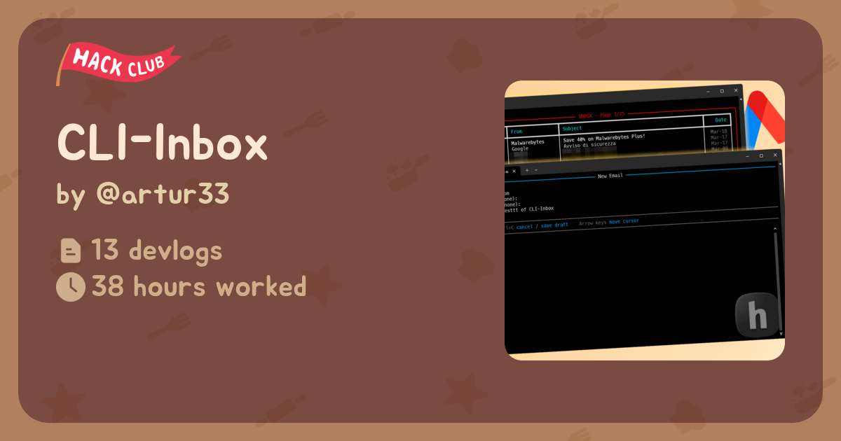 CLI-Inbox - Flavortown