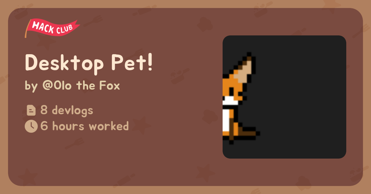 Desktop Pet! - Flavortown