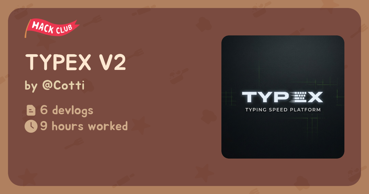 TYPEX V2 - Flavortown