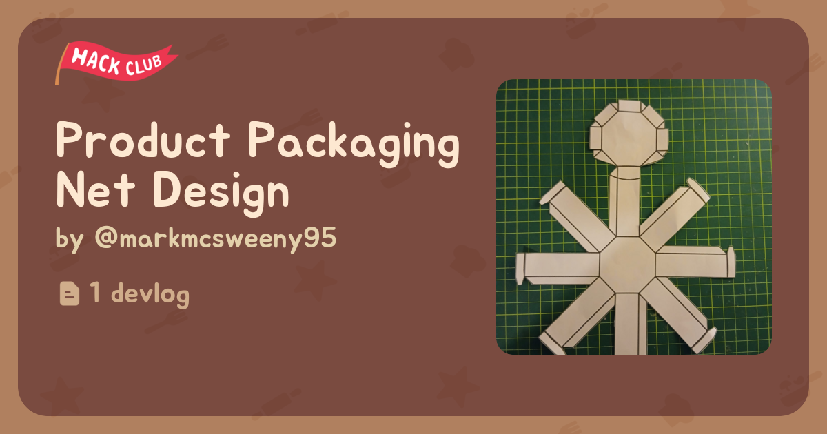Product Packaging Net Design - Flavortown