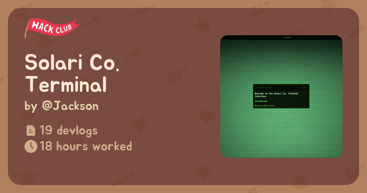 Solari Co. Terminal - Flavortown