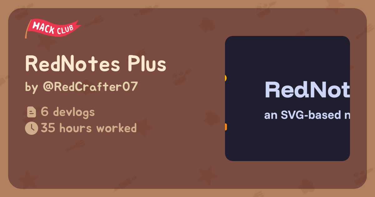 RedNotes Plus - Flavortown