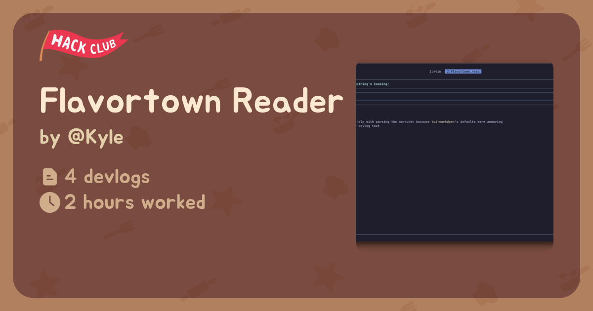 Flavortown Reader - Flavortown