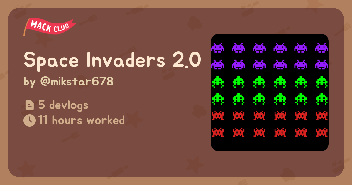 Space Invaders 2.0 - Flavortown