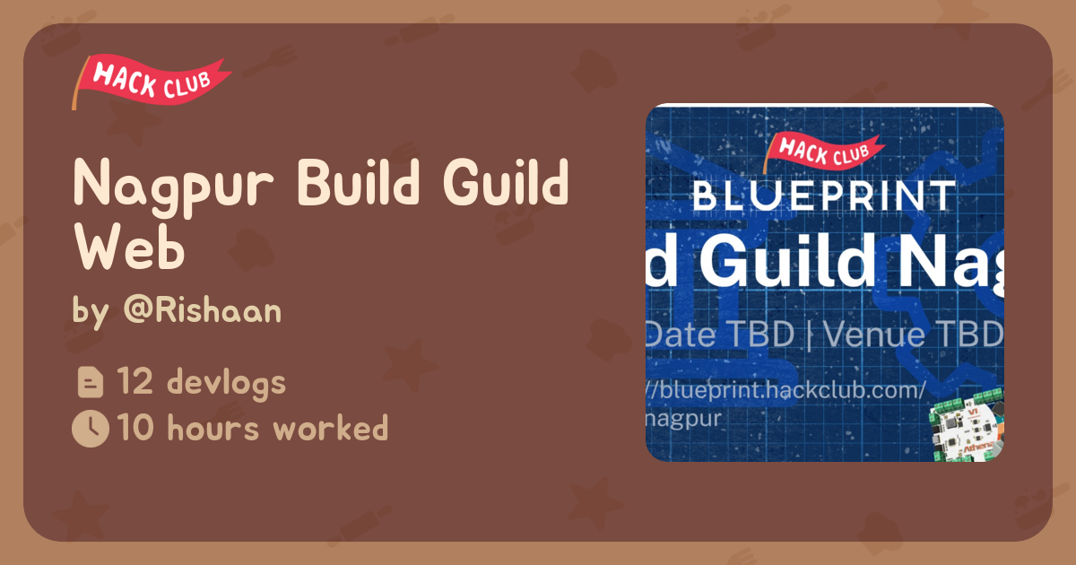 Nagpur Build Guild Web - Flavortown