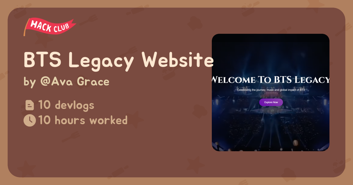 BTS Legacy Website - Flavortown