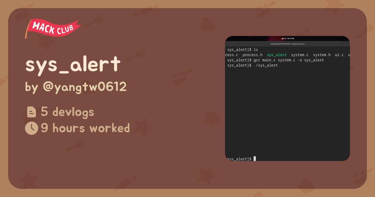 sys_alert - Flavortown