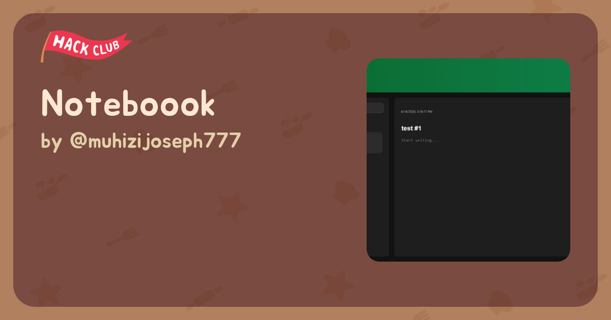 Noteboook - Flavortown