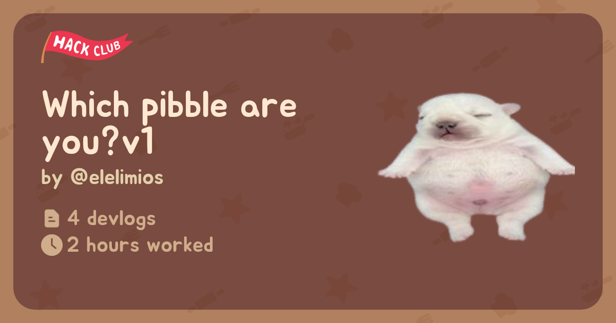 Which pibble are you?v1 - Flavortown