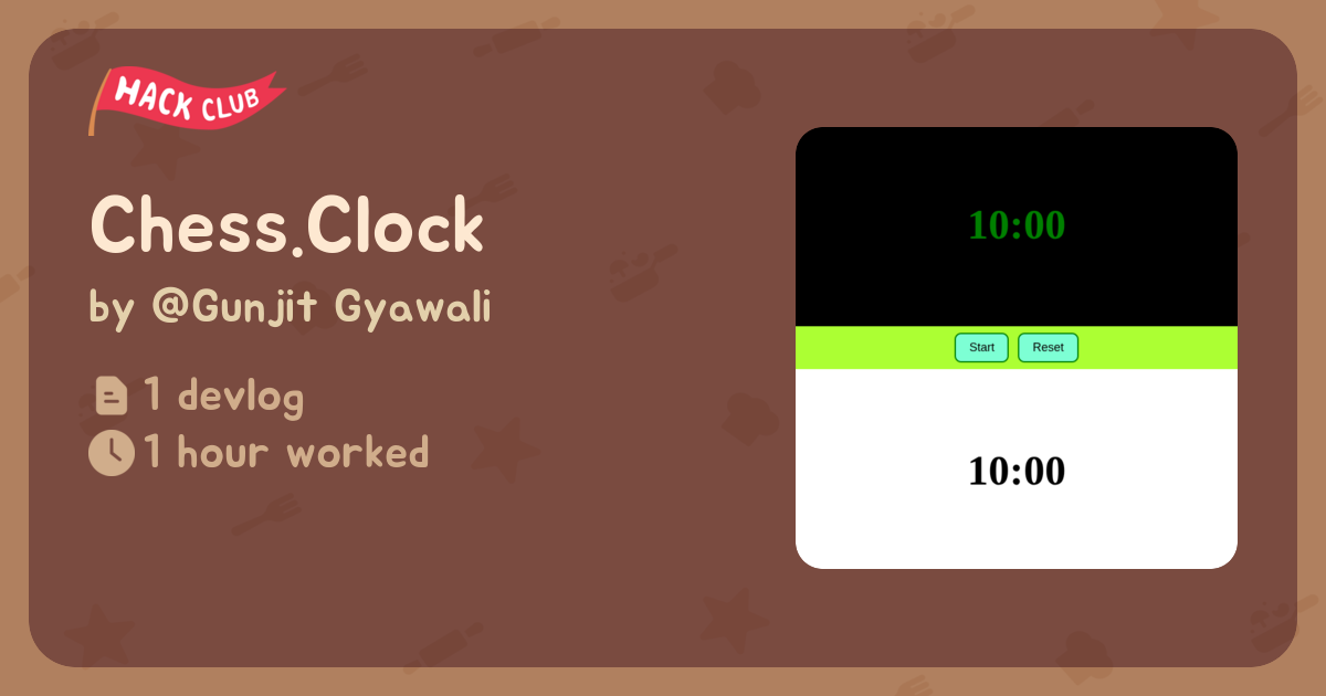 Chess.Clock - Flavortown