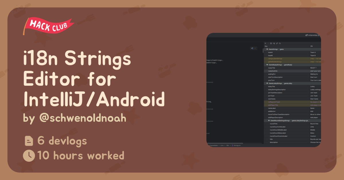 i18n Strings Editor for IntelliJ/Android Studio - Flavortown