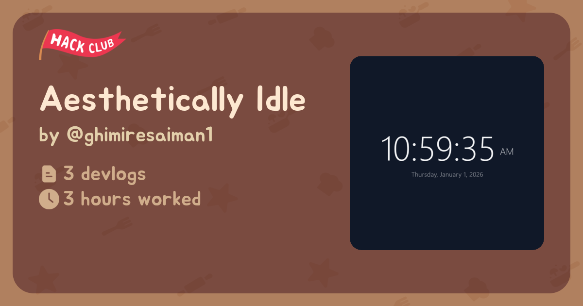 Aesthetically Idle - Flavortown