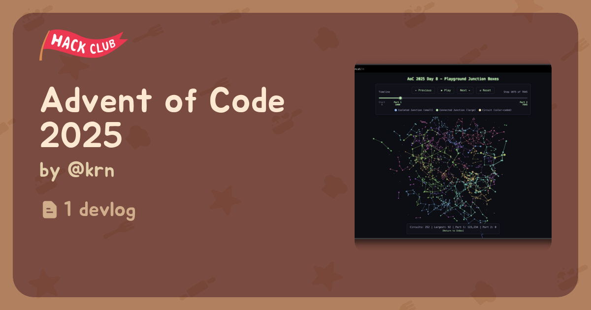 Advent of Code 2025 - Flavortown