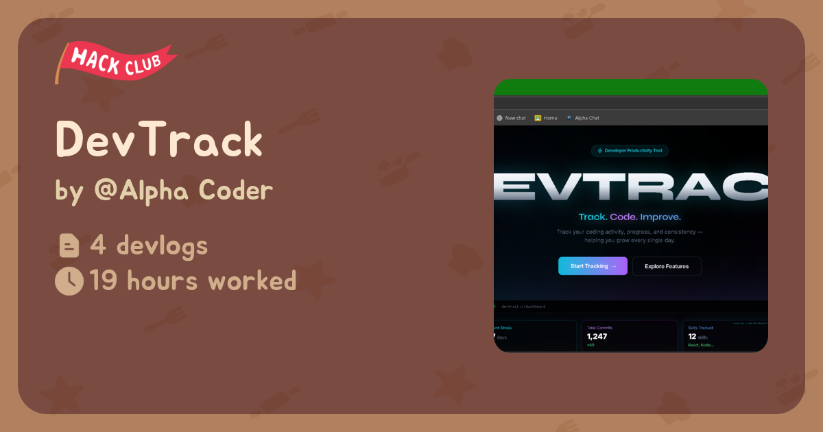 DevTrack - Flavortown