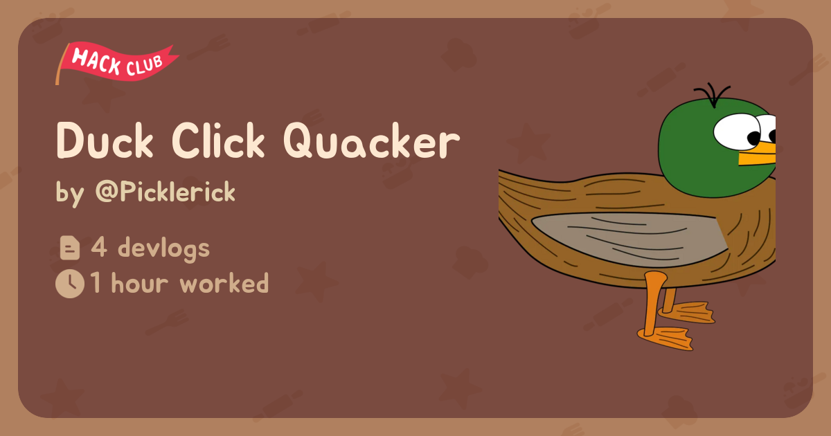 Duck Click Quacker - Flavortown