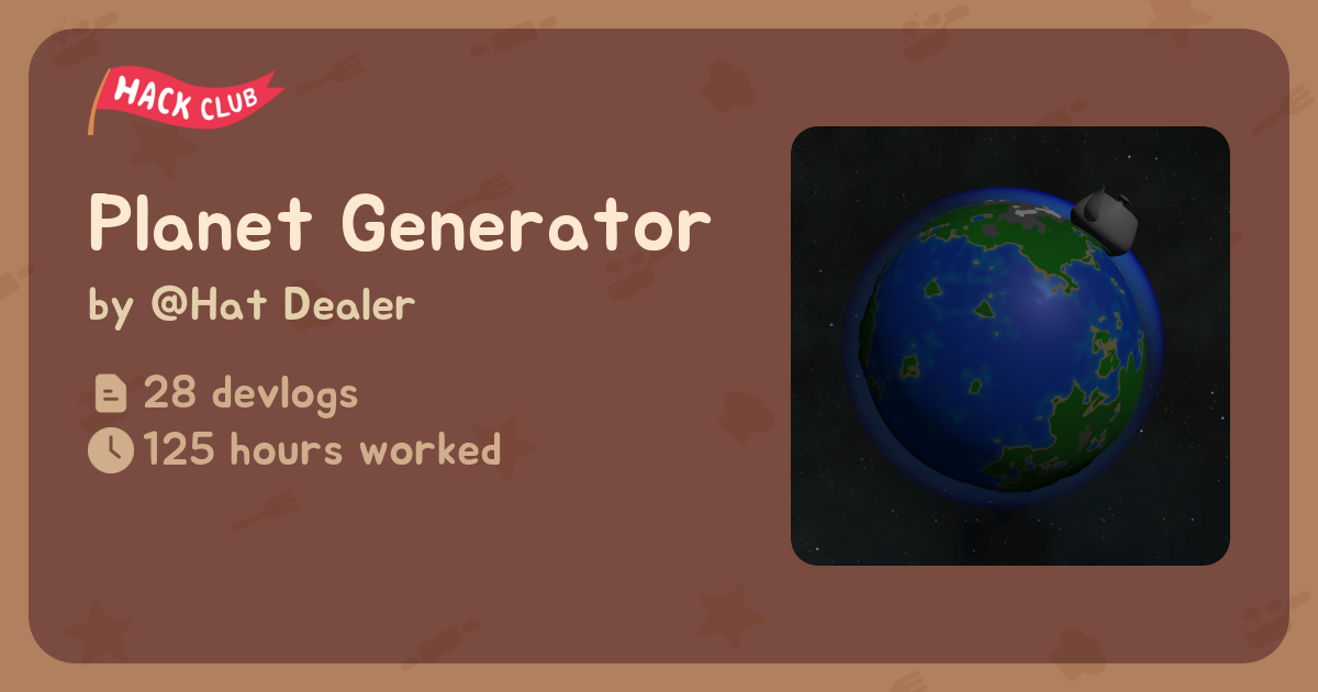 Planet Generator - Flavortown