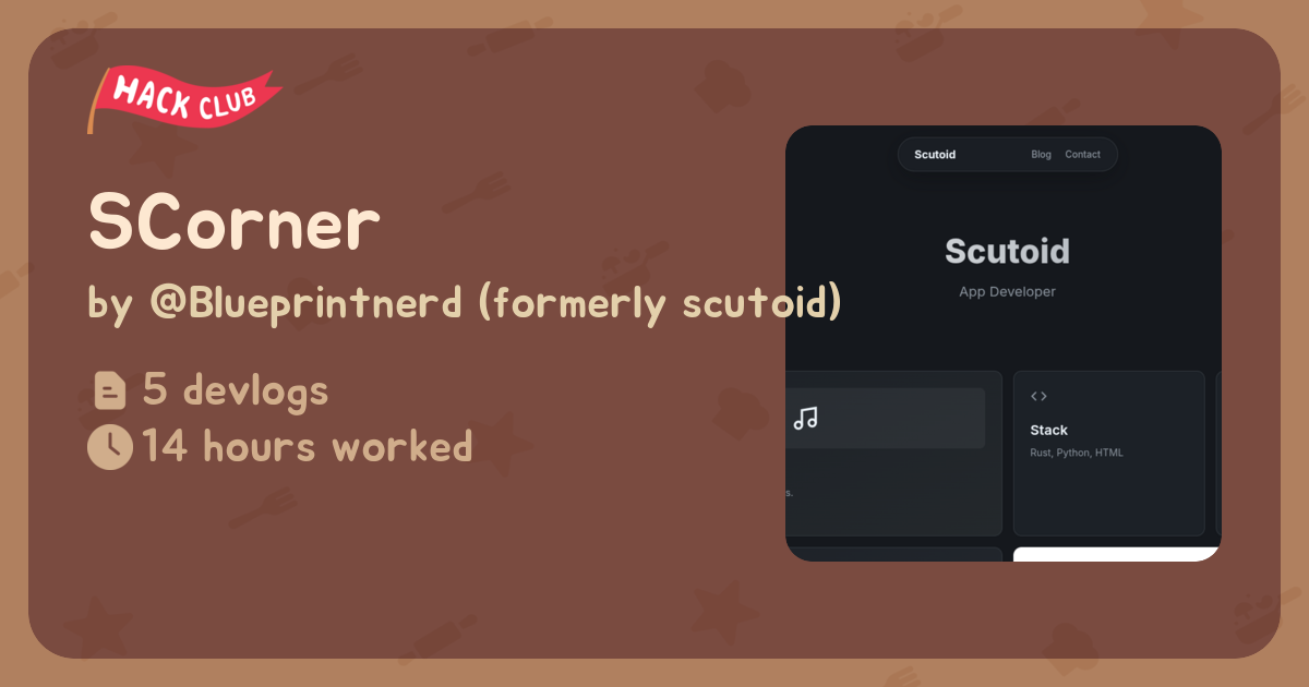 SCorner - Flavortown