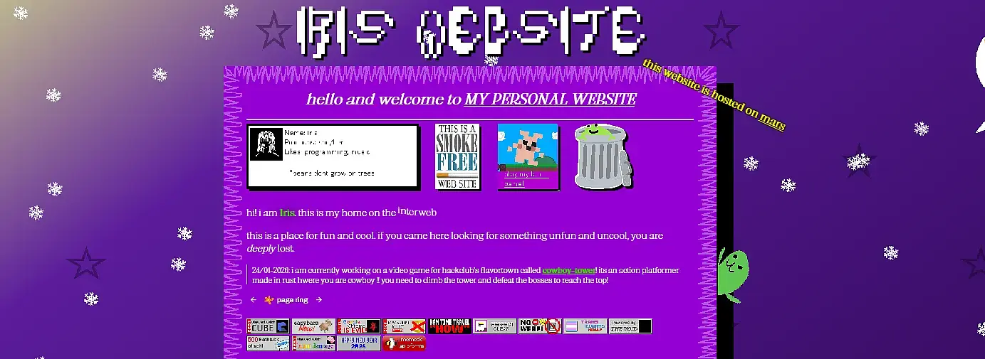 my cool website! banner