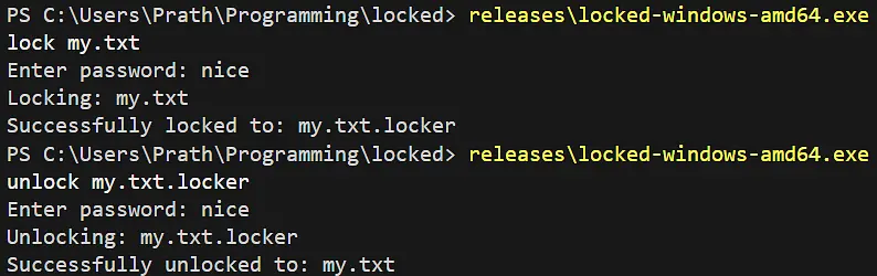 Locked  - ultra secure file locker banner