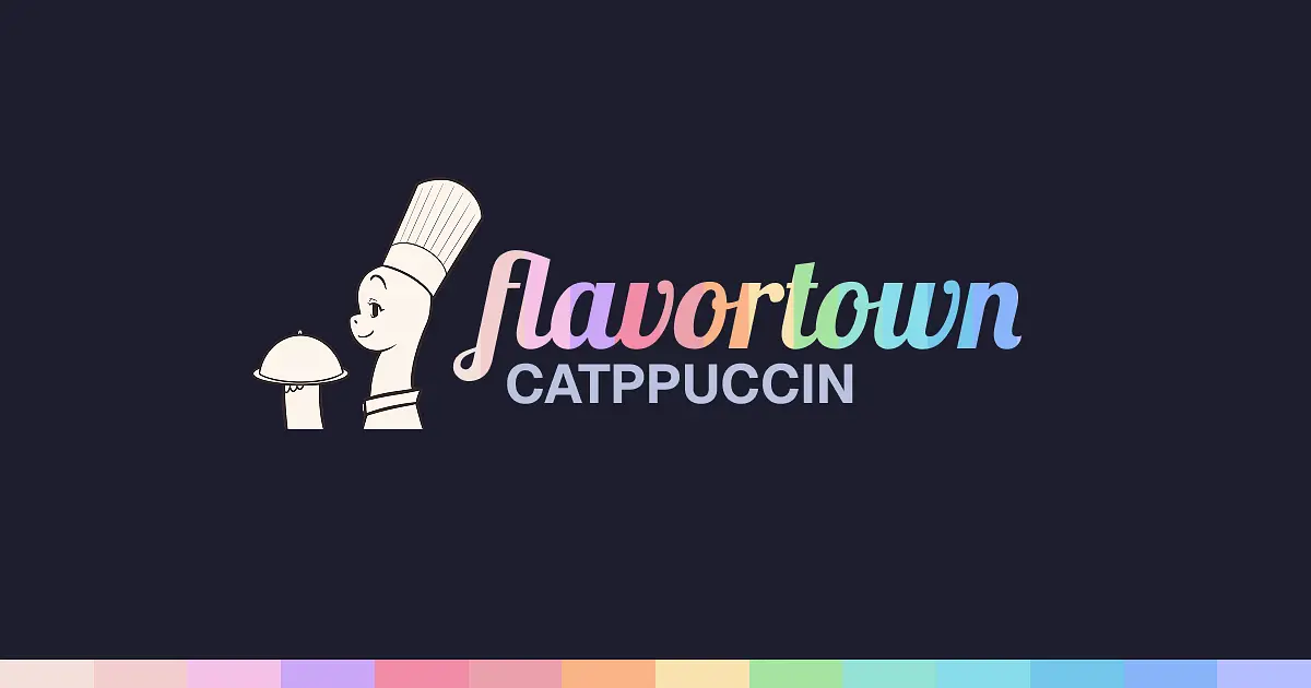 Flavortown Catppuccin banner