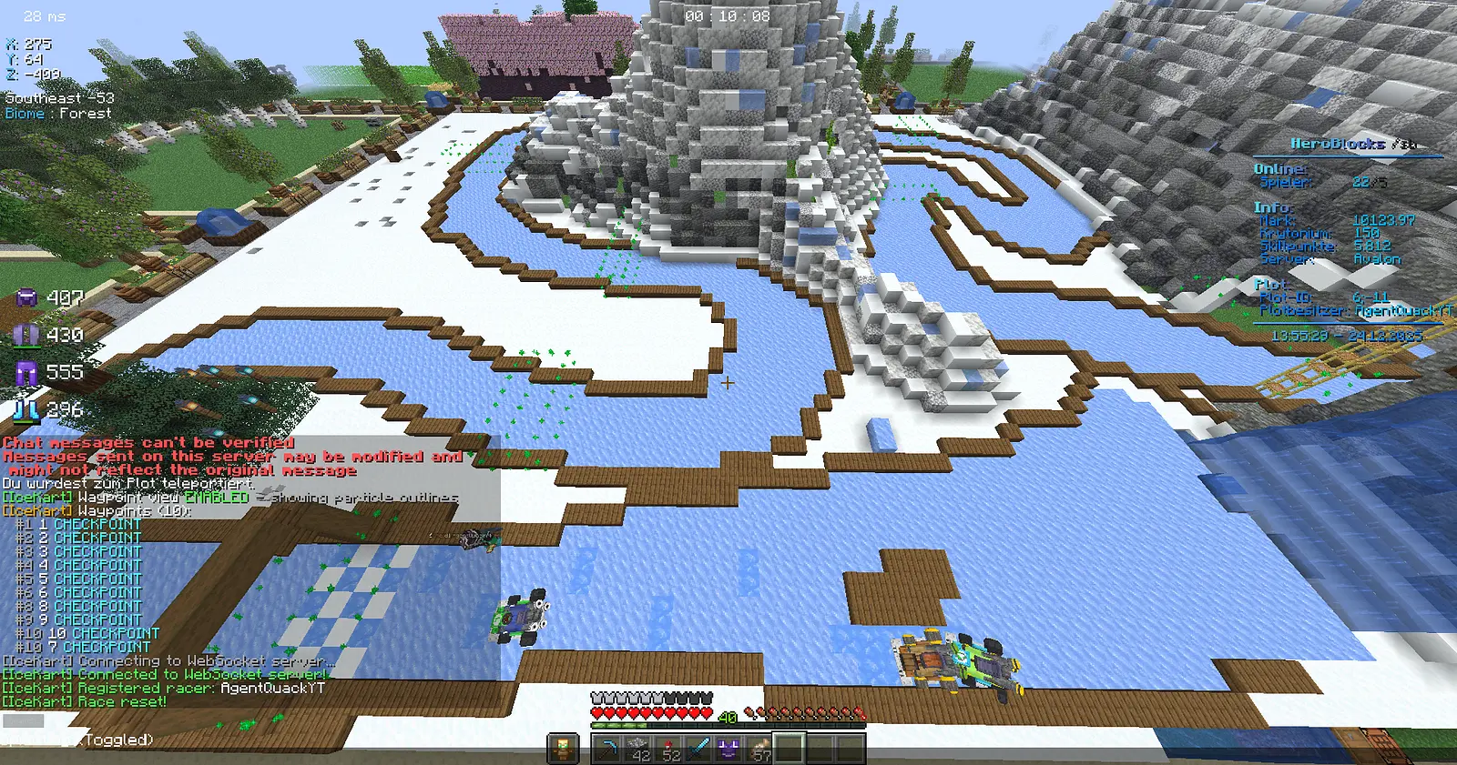 Minecraft IceKart System banner
