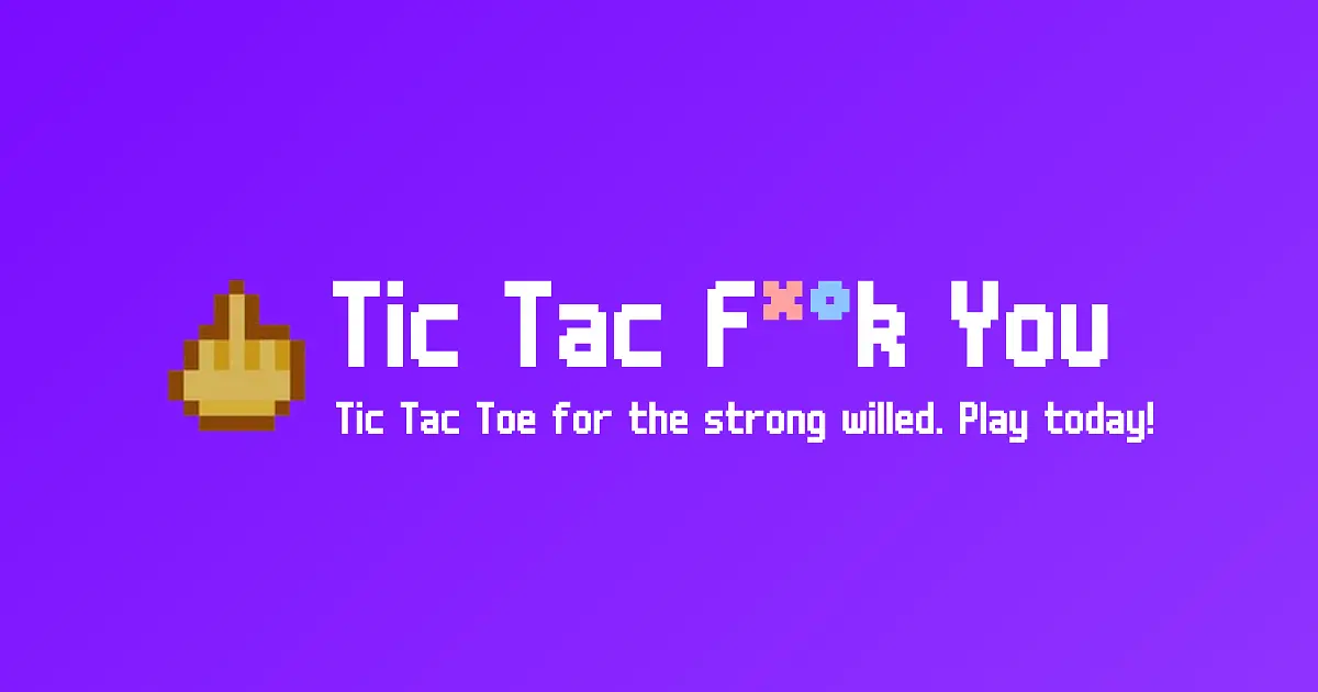 Tic Tac F**k You banner