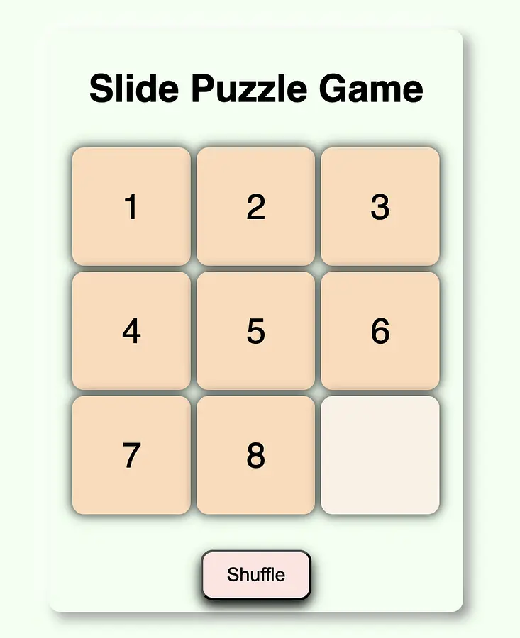 Slide Puzzle Game banner