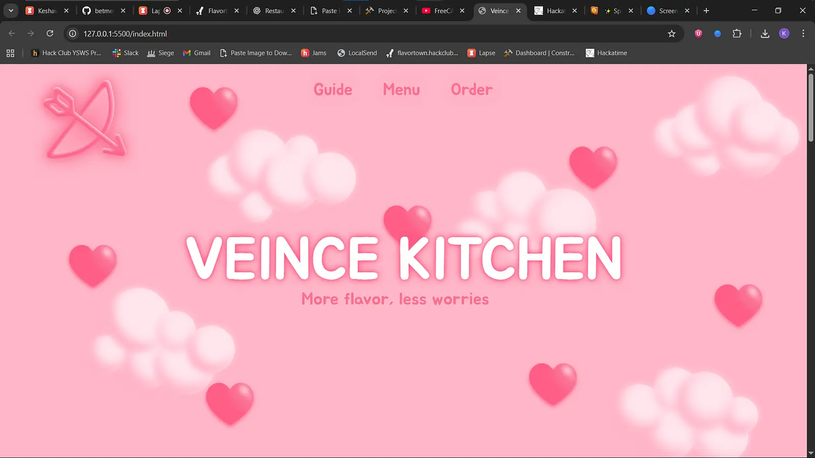 VEINCE KITCHEN banner
