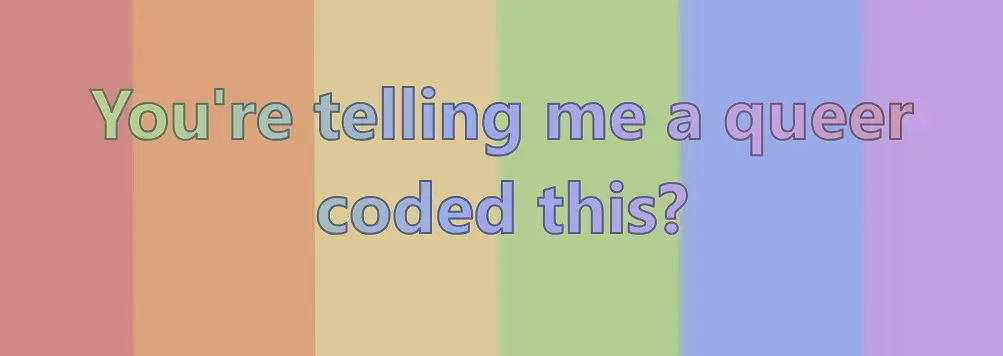 The Queer Web banner