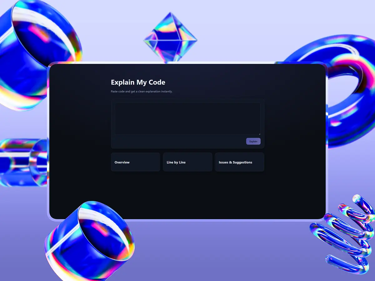 Explain My Code banner