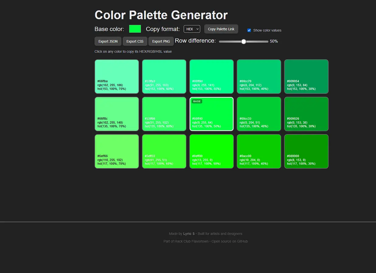 Color Palette Generator banner
