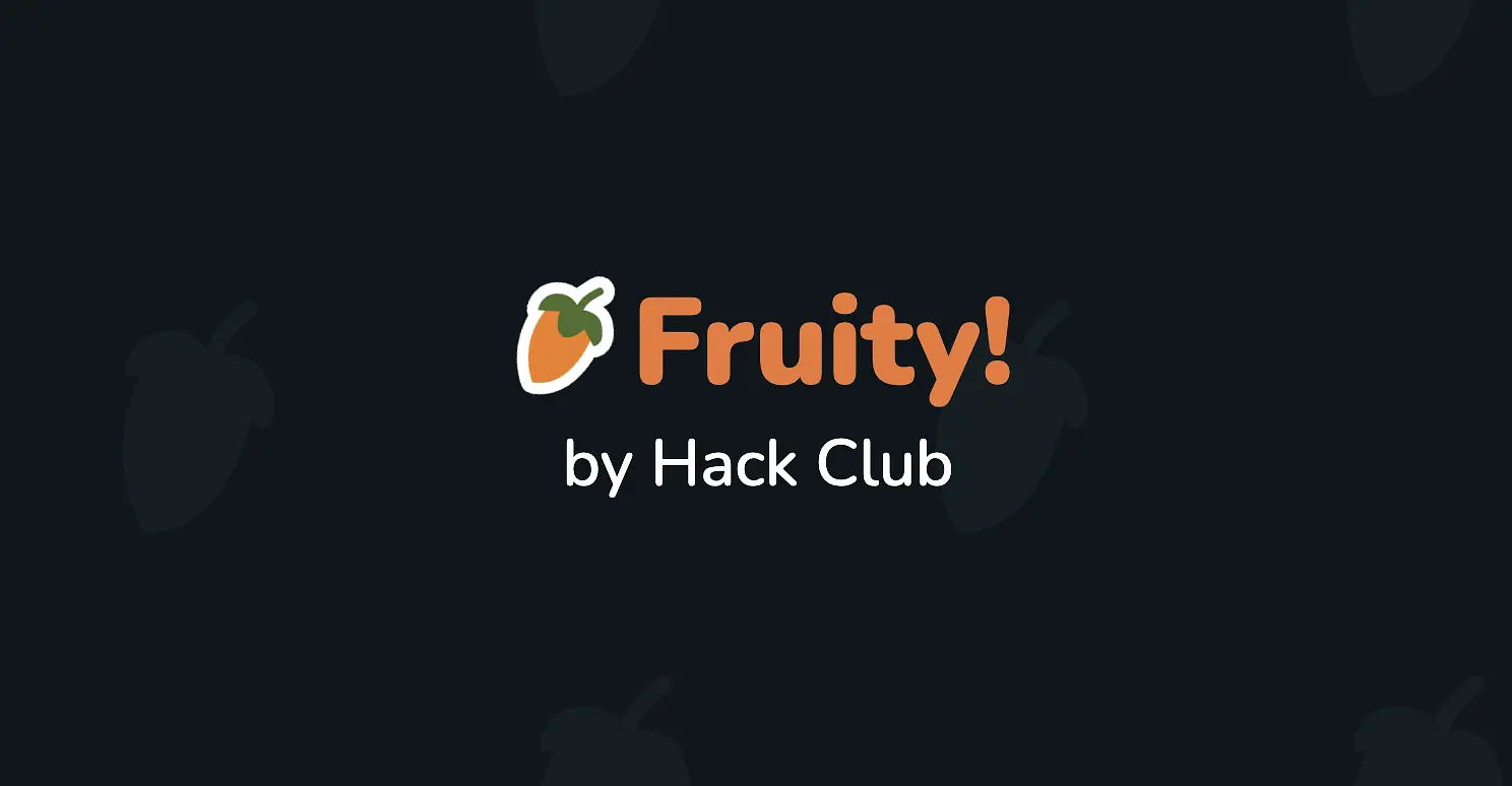 Fruity! Website banner