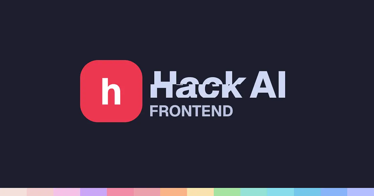 HackAI frontend banner