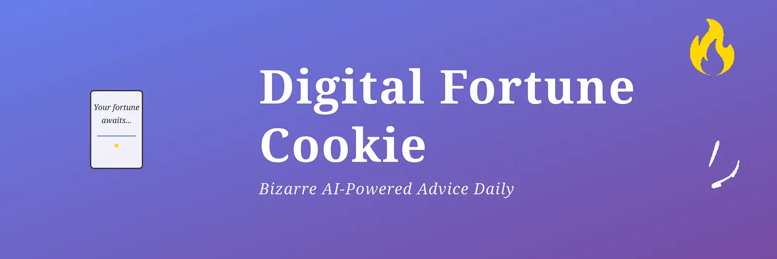 Digital Fortune Cookie banner