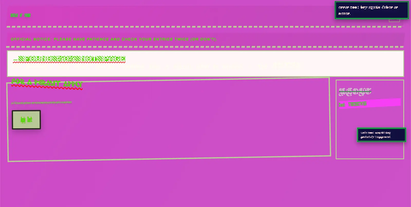 Bureau Of Forms banner