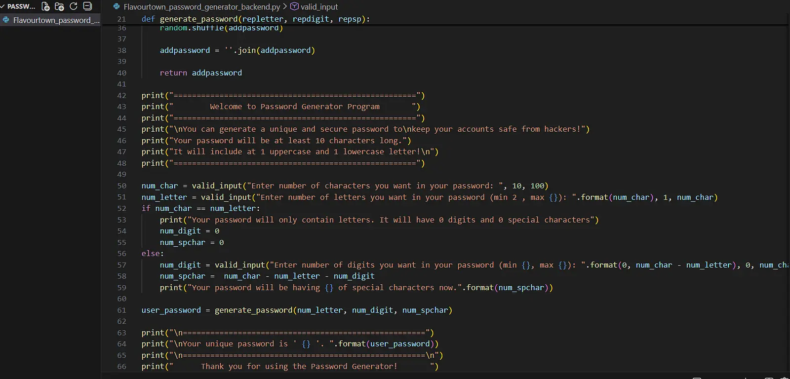 Password Generator  banner