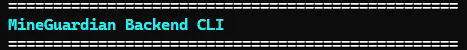MineGuardian-Backend banner