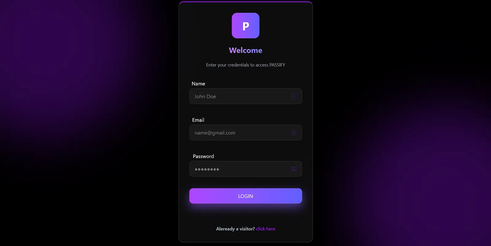 Visitor Pass Management System banner