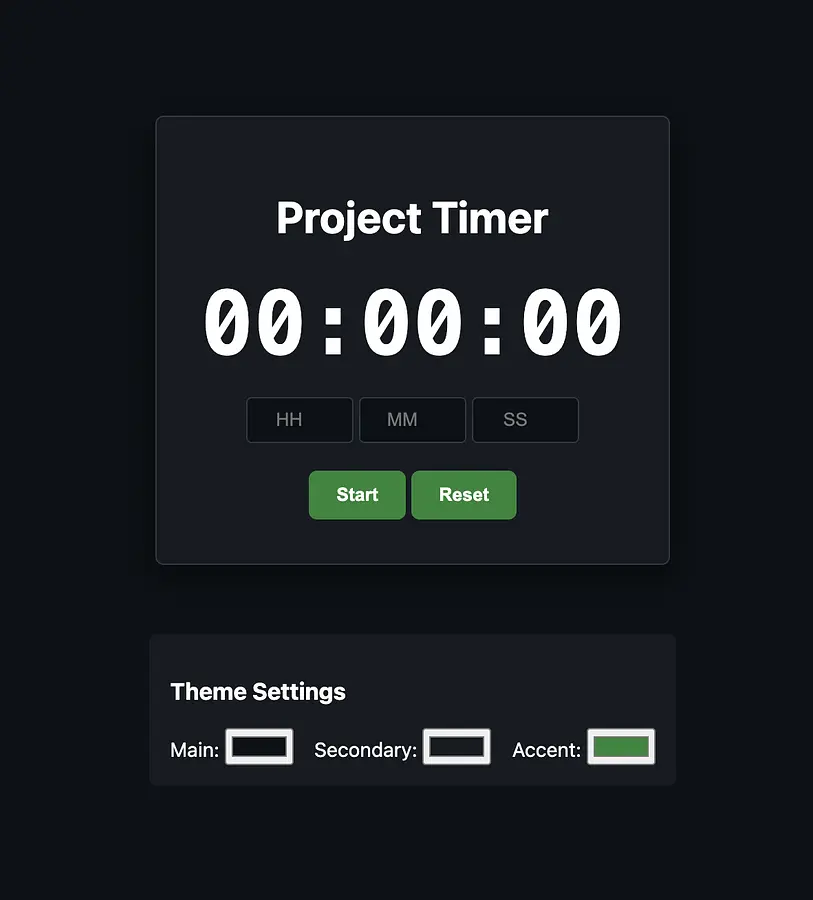 TIMER banner