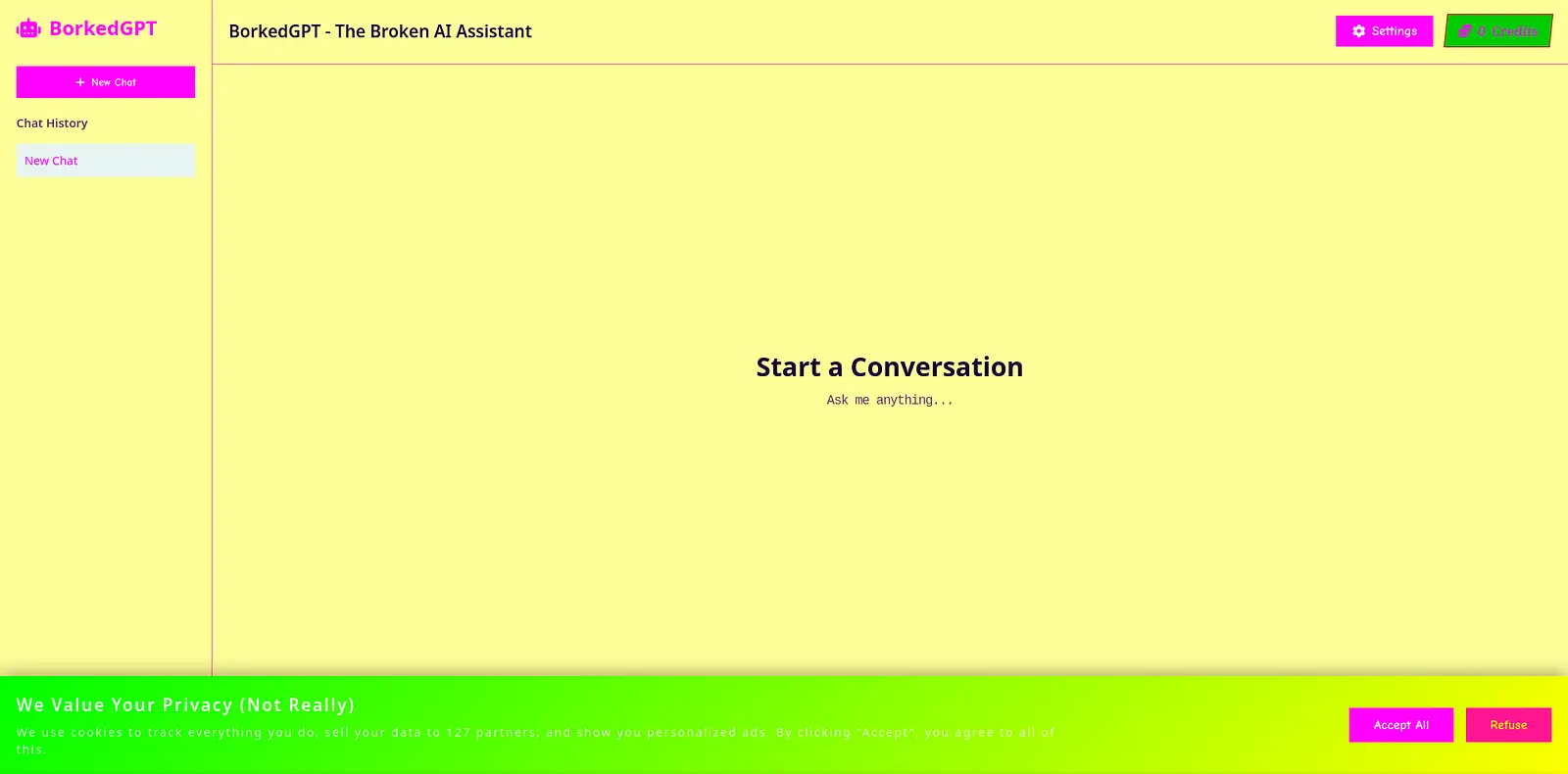 BorkedGPT banner