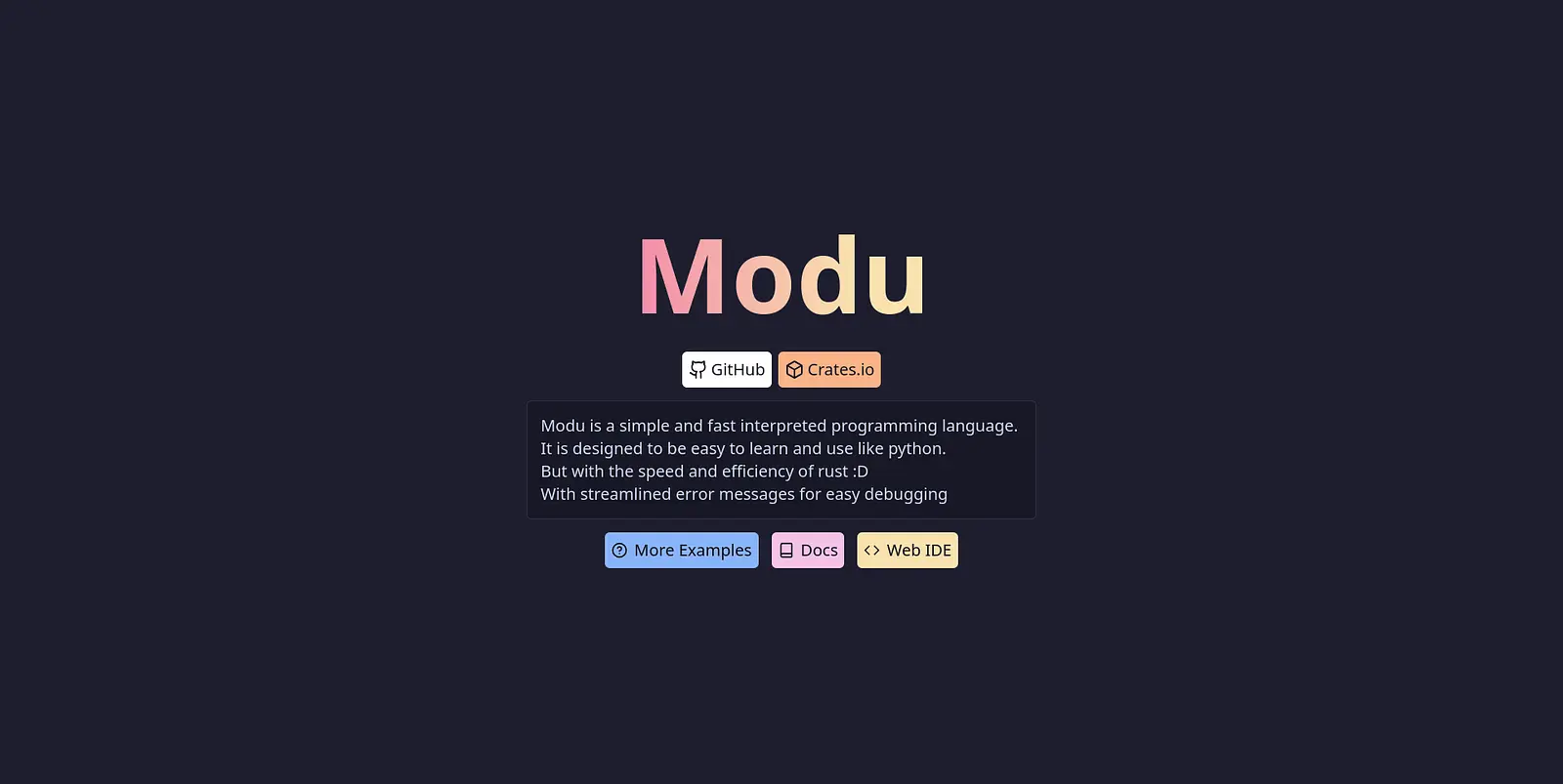 Modu banner