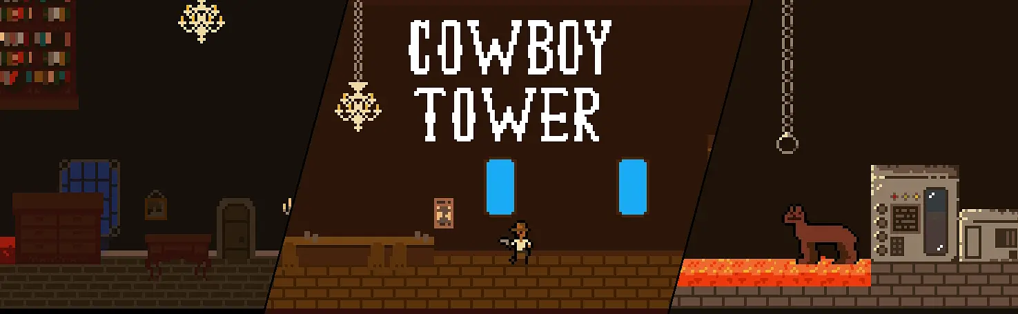 cowboy tower banner