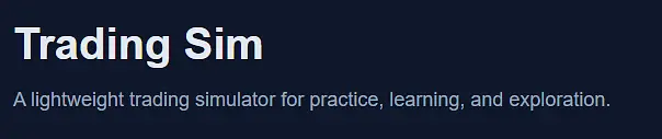 Trading_Sim banner